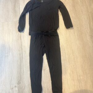 Midnight Kyte Baby LS pjs set